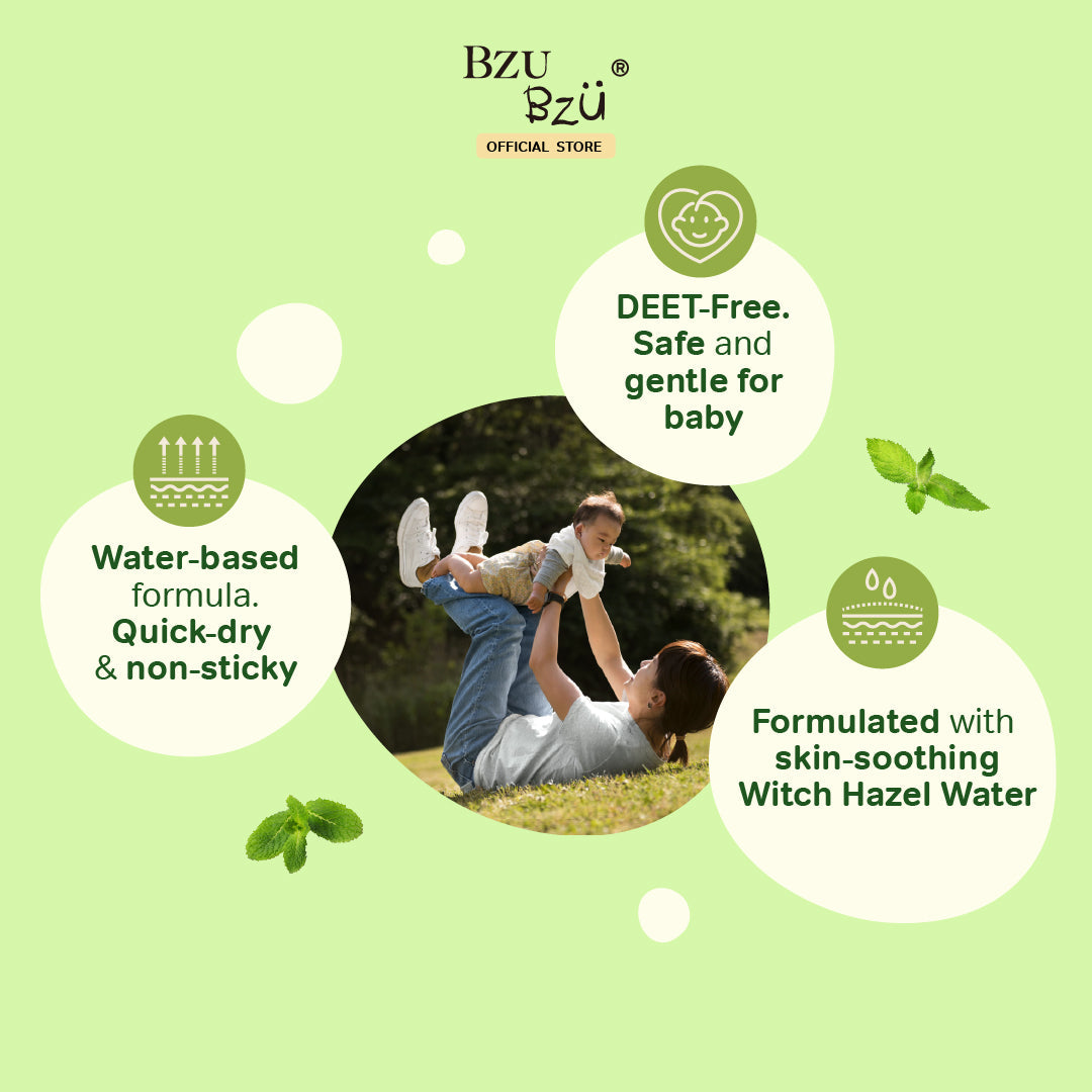 BZU BZU Mosquito Repellent Spray, 80ml (Exp 11/27)