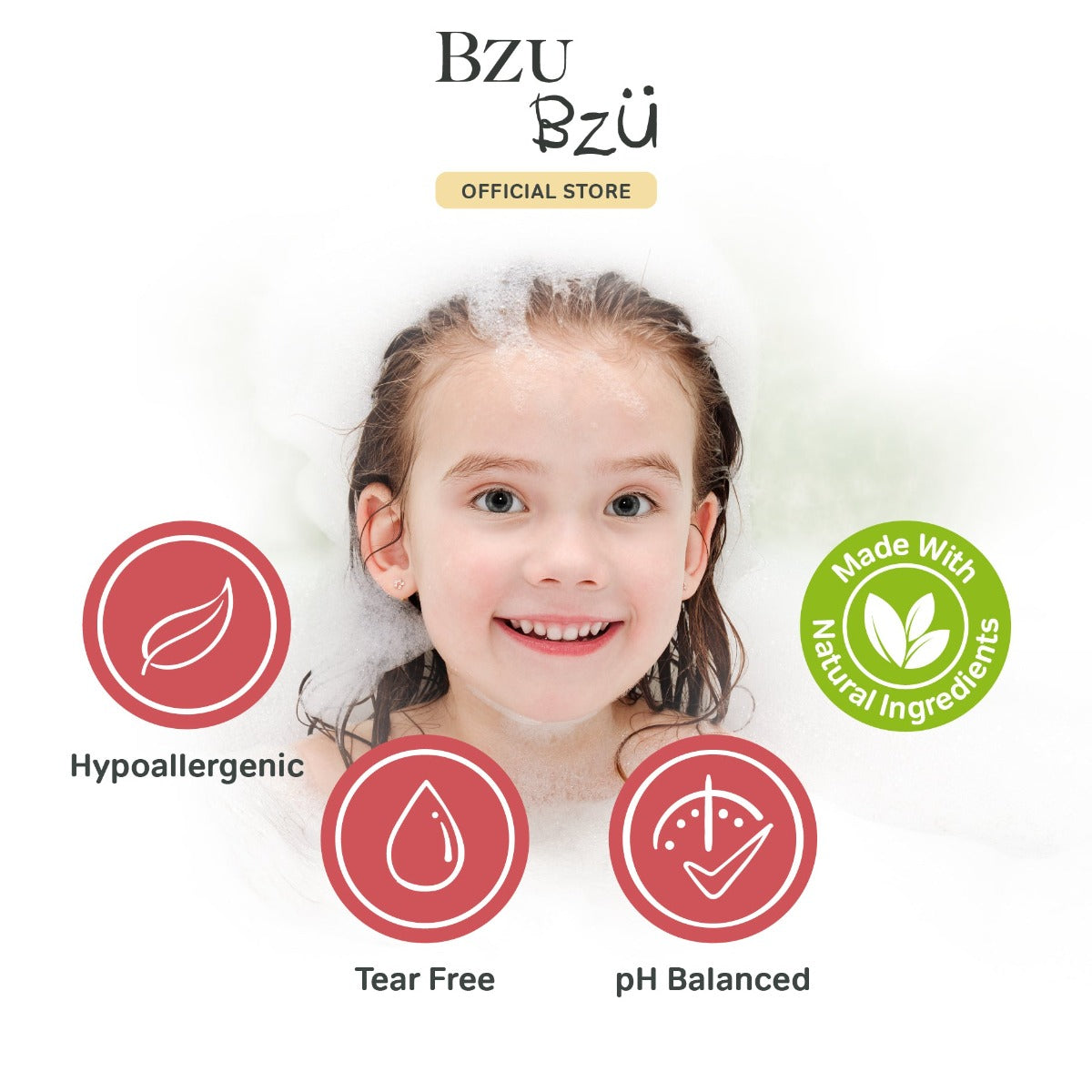 BZU BZU Silky Soft Kids Shampoo, 600ml (Exp 07/28)