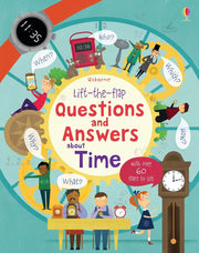 Usborne Lift-the-Flap Questions and Answers about Time Book