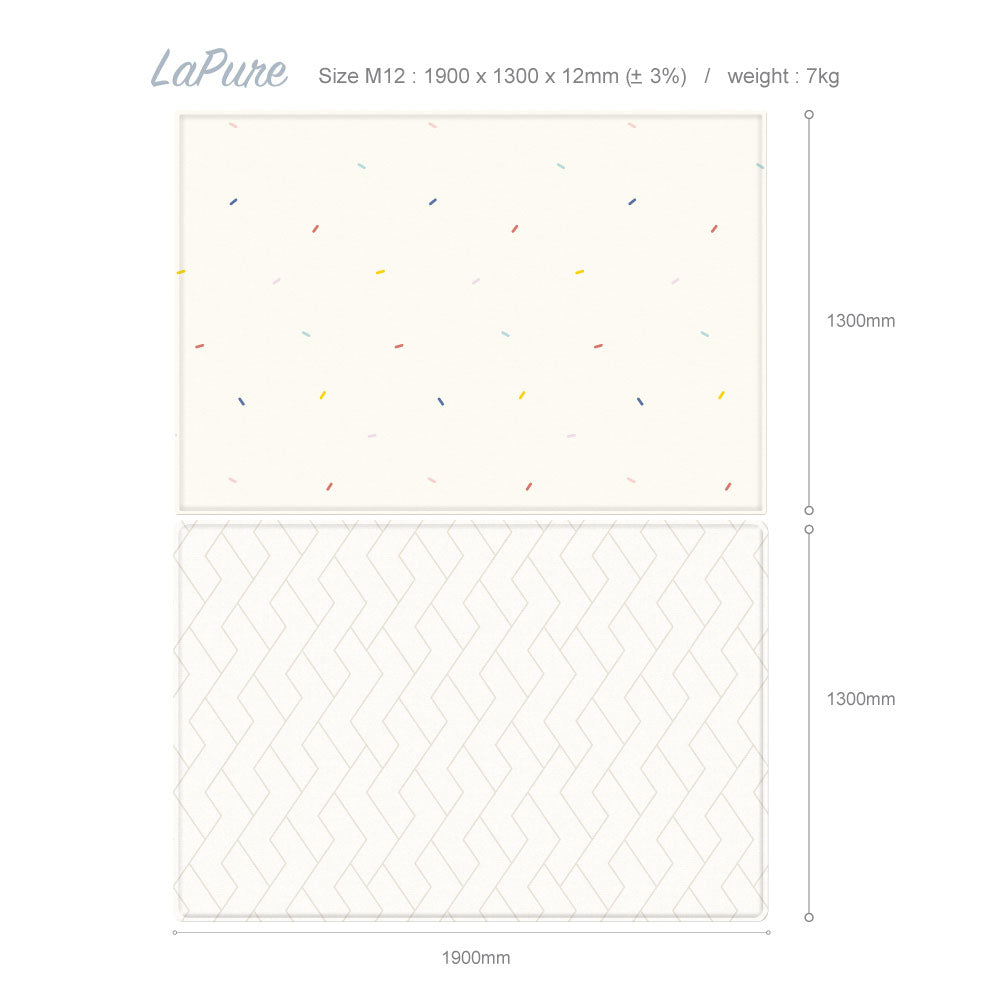 Parklon LaPure Playmat - Candy Spring Block Herringbone (M12)