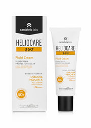 Heliocare 360° Fluid Cream SPF 50+ Sunscreen (50ml) - Exp 06/26