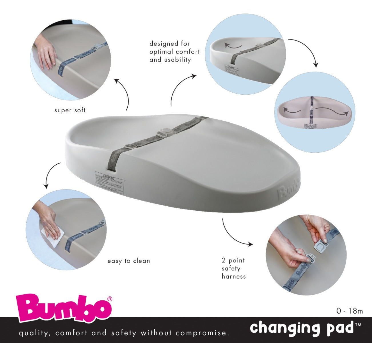 Bumbo Diaper Changing Pad (6 Colors)