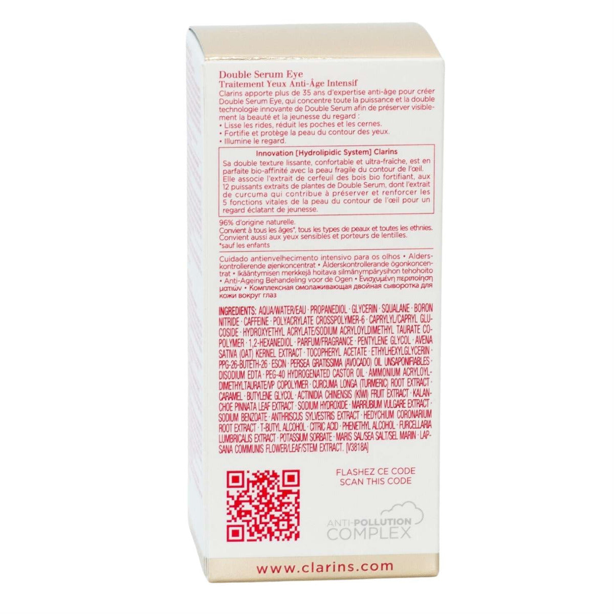 Clarins Double Serum Eye, 20ml (Exp 01/28)