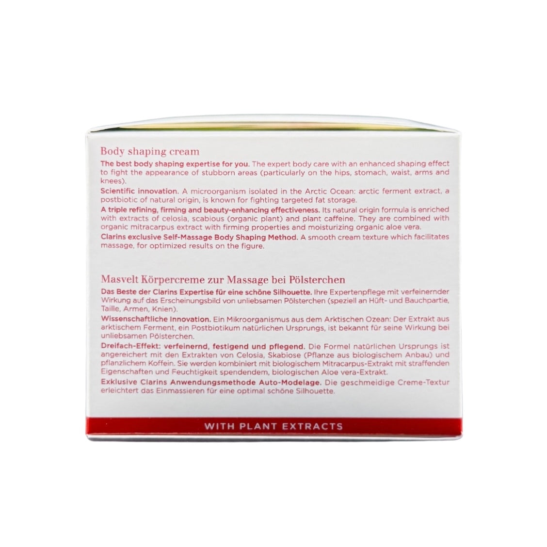 Clarins Masvelt Advanced Body Shaping Cream 200ml (Exp 07/29)