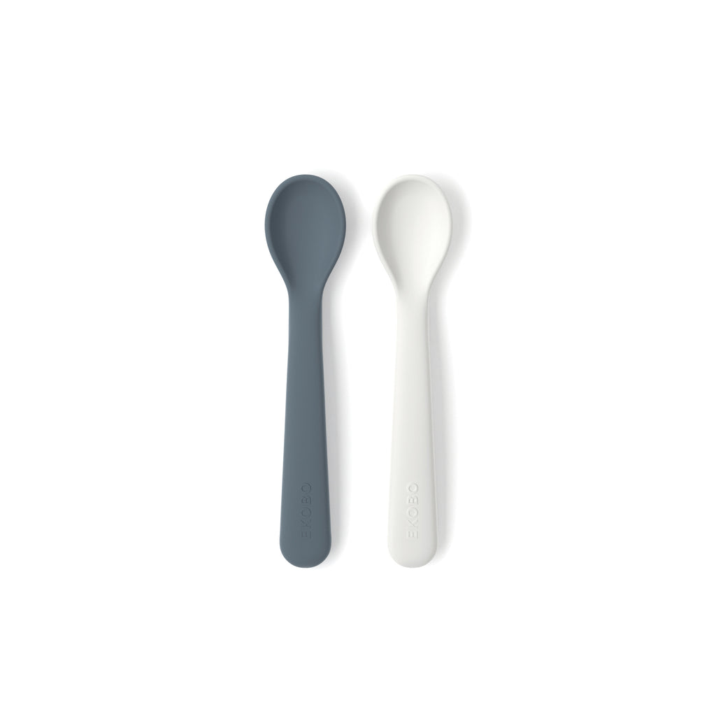 EKOBO Bambino Silicone Spoons, 2pk (3 Colours)