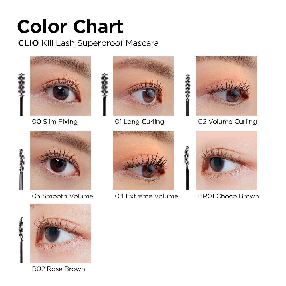 CLIO Kill Lash Superproof Mascara (5 Types)