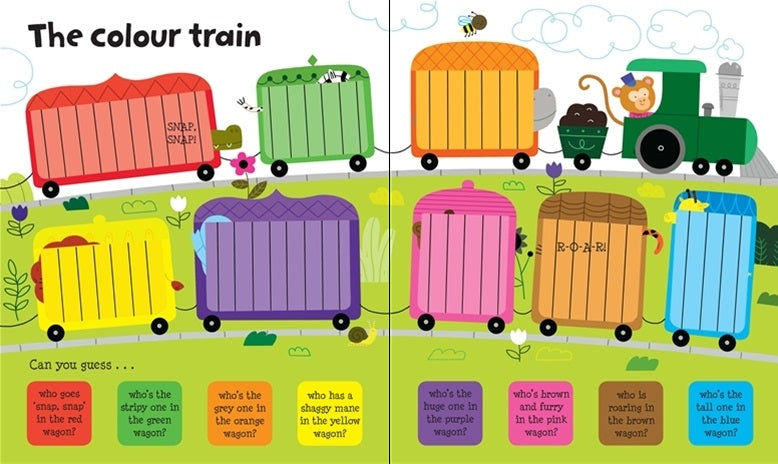 Usborne Lift-the-Flap Board Book Series - Age: 2+ (Multiple Titles)