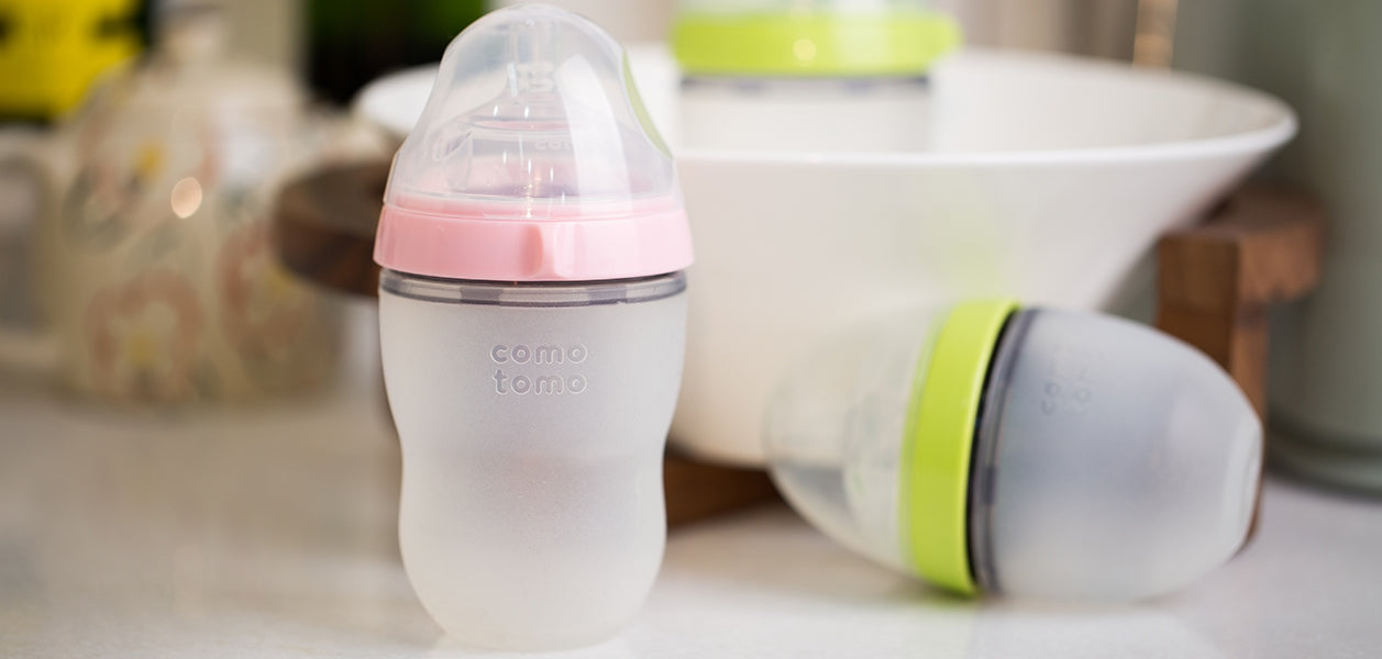 Comotomo Baby Bottle, 150ml  - Green (2pk)
