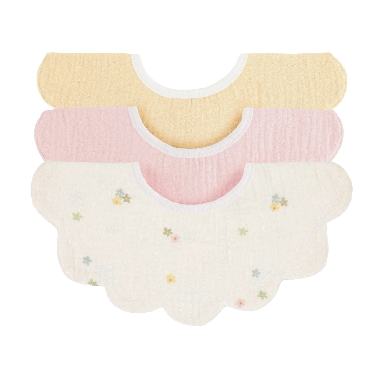 Soft Spot Petal Bib, 3pk (5 Designs) - Pupsik Singapore