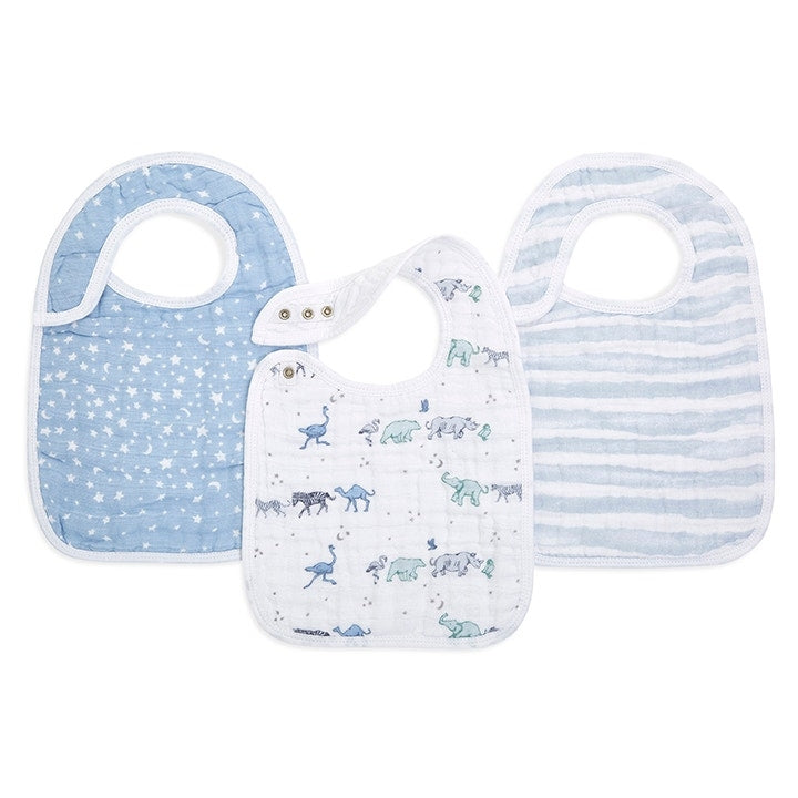Aden Anais Boutique Snap Bib (3pk) (9 Designs)