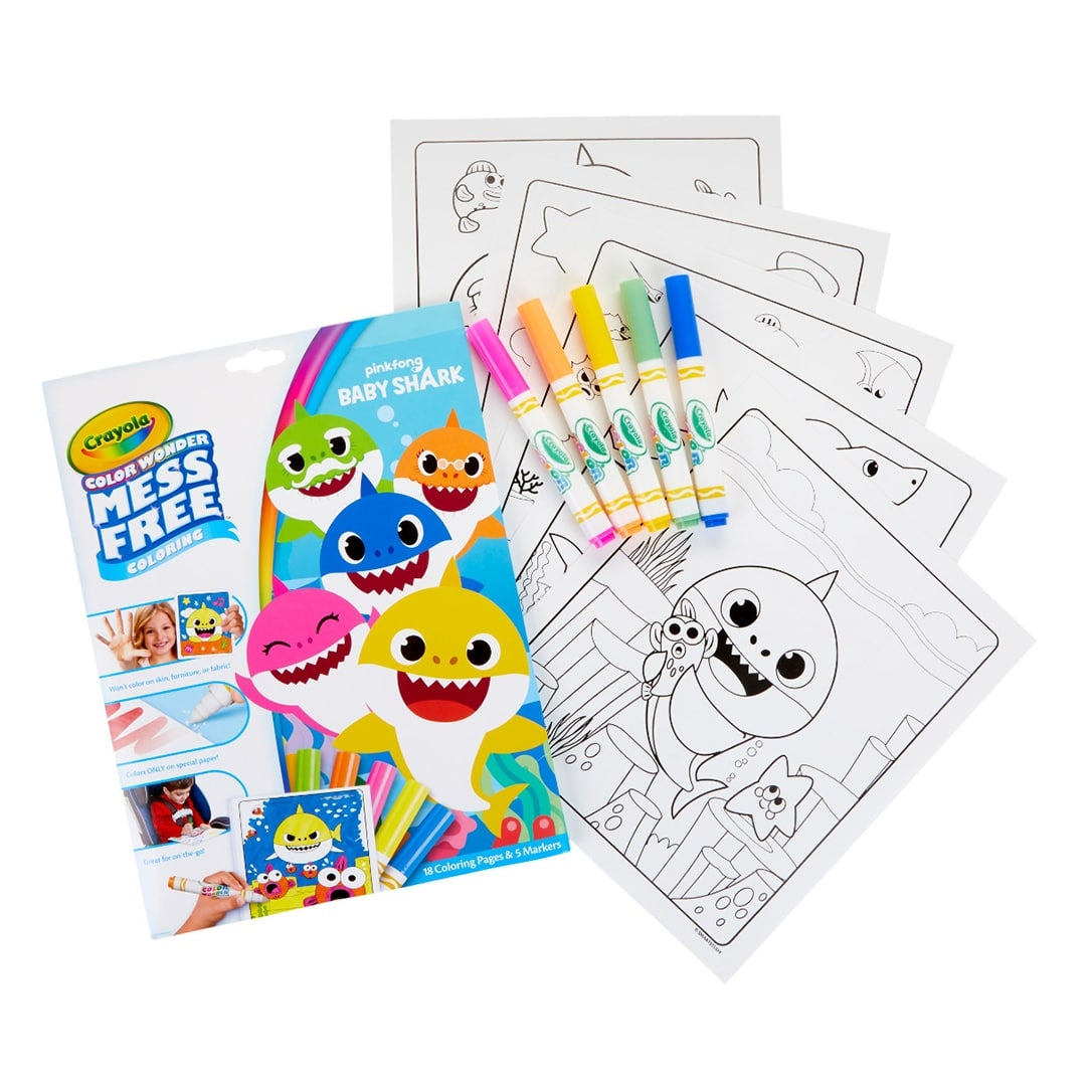Crayola Color Wonder Mess Free Coloring Pad & Markers (5 Designs)