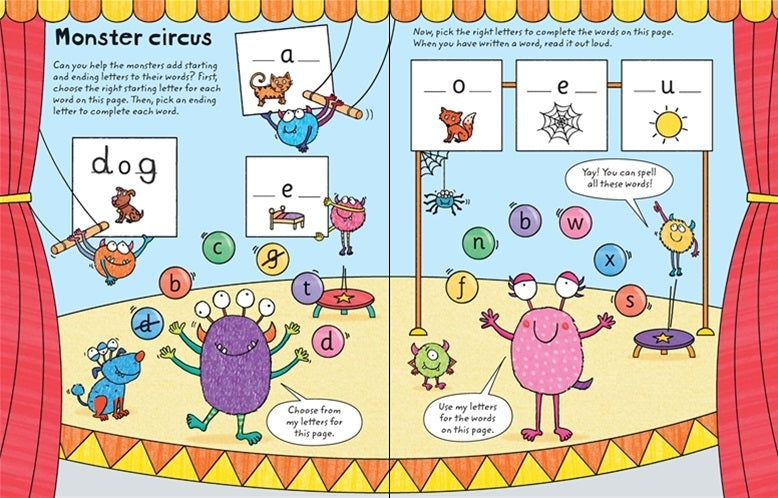 Usborne Wipe-Clean Book Series (16 Titles) - Pupsik Singapore