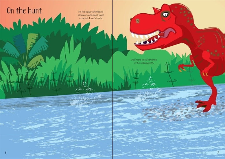 Usborne Little First Stickers Book - Dinosaurs