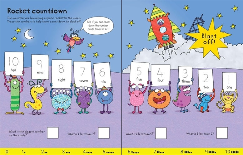 Usborne Wipe-Clean Book Series (16 Titles) - Pupsik Singapore