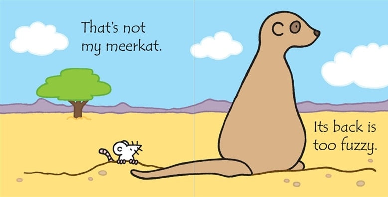 Usborne That's Not My Meerkat... Board Book