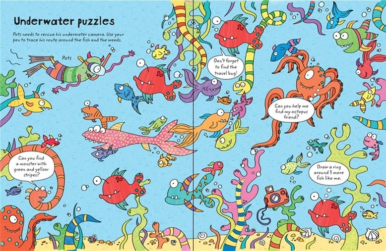 Usborne Wipe-Clean Book Series (16 Titles) - Pupsik Singapore