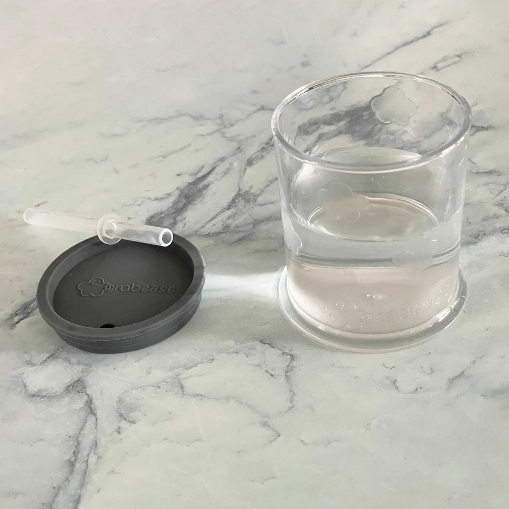 Grabease Spoutless Sippy & Straw Convertible Cup Set (3 Colours) - Pupsik Singapore