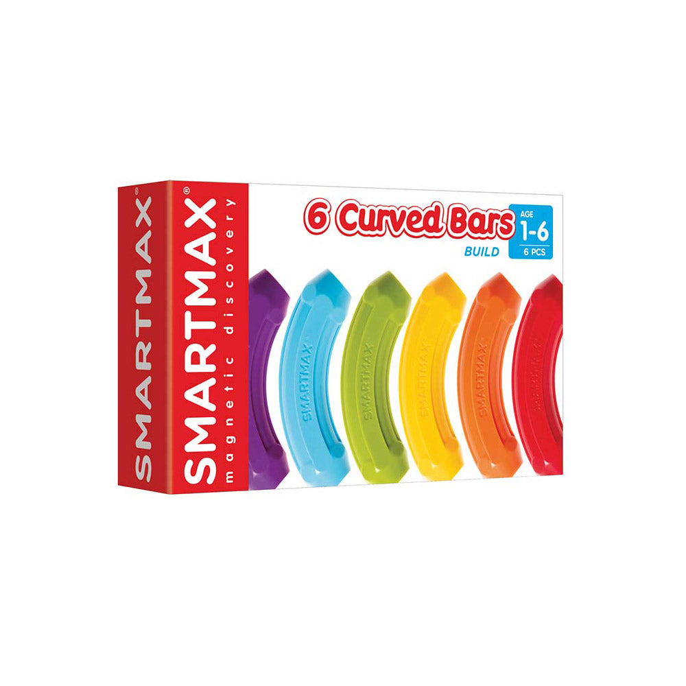 SmartMax 6 Curved Bars Extension Set Magnetic Building Toy