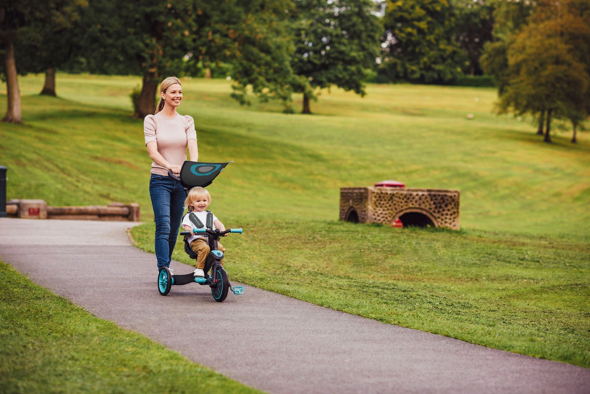 Globber Explorer Trike 4 in 1 - V3 (4 Colours) - Pupsik Singapore