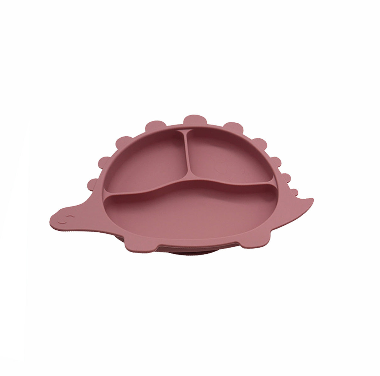Biomom Baby Silicone Dinosaur Divided Suction Plate (6 Colours) - Pupsik Singapore