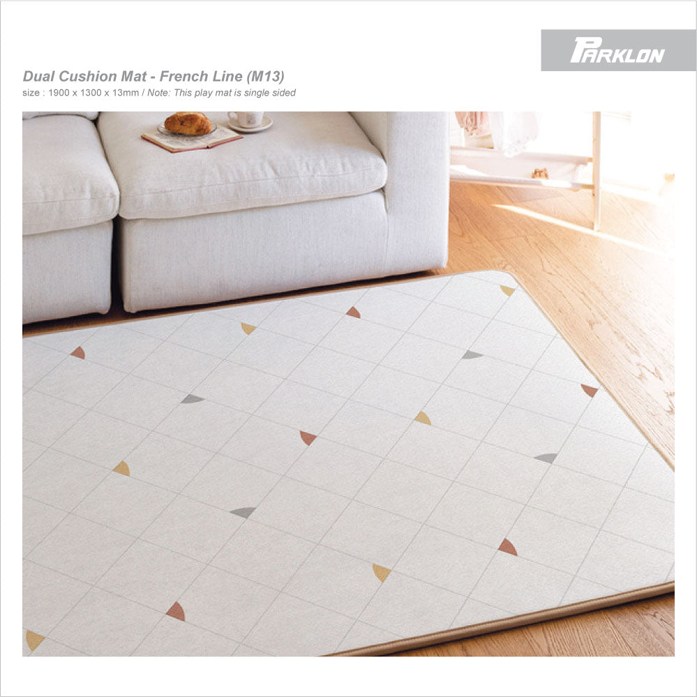 Parklon Dual Cushion Playmat - French Line (M13)