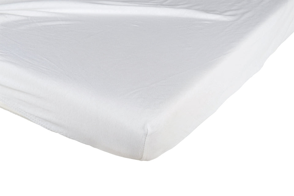 Candide Cotton Fitted Sheet (60x120cm) - White