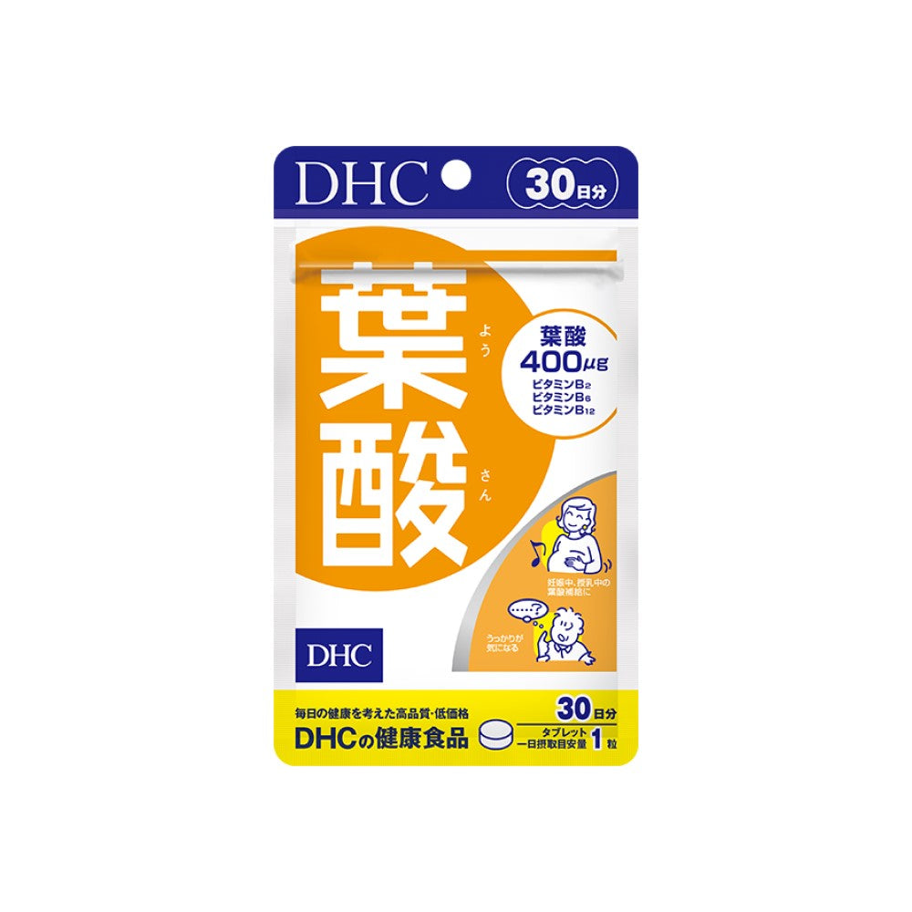 DHC Folic Acid Supplement, 60 Caps for 60 Days (Exp 02/27)