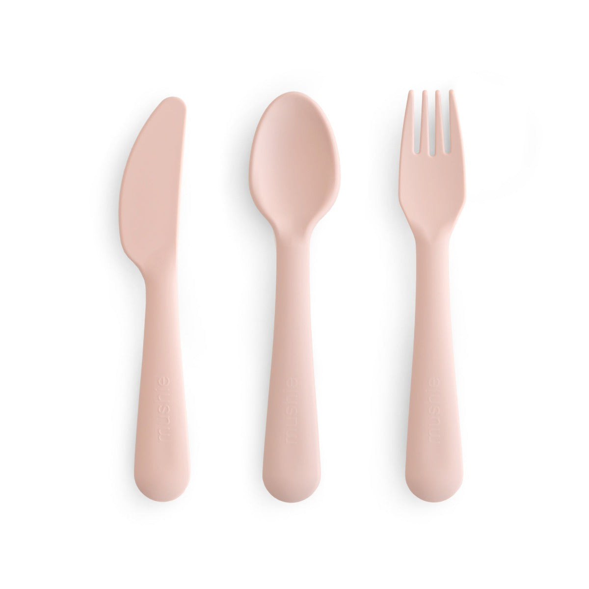 Mushie Cutlery Set - Fork, Spoon and Knife (5 Colors) - Pupsik Singapore