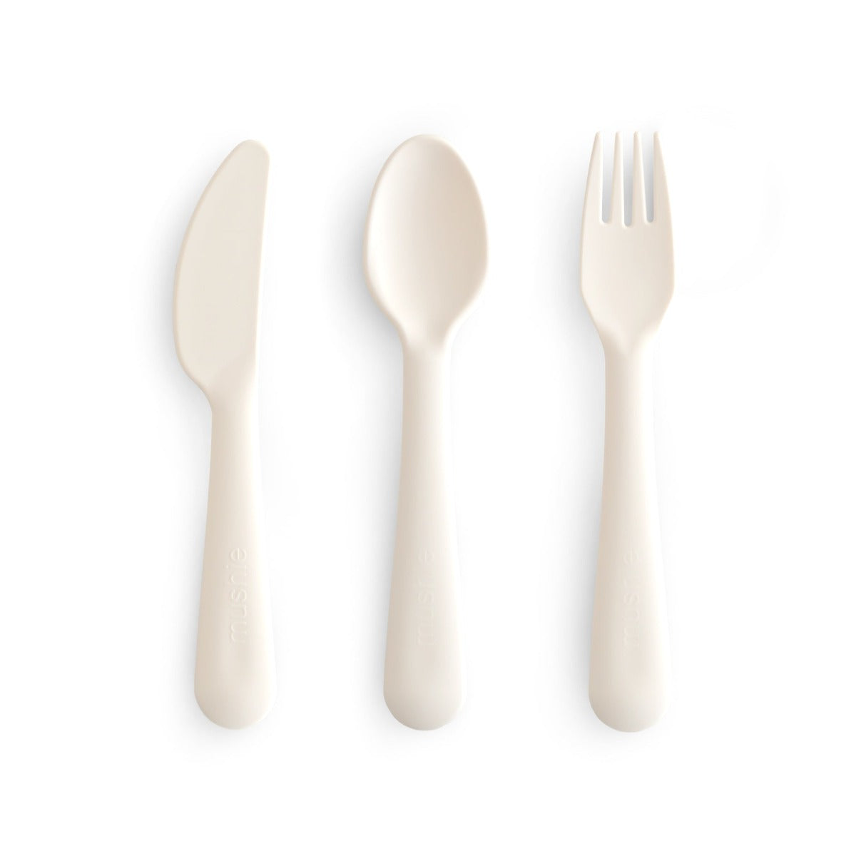 Mushie Cutlery Set - Fork, Spoon and Knife (5 Colors) - Pupsik Singapore