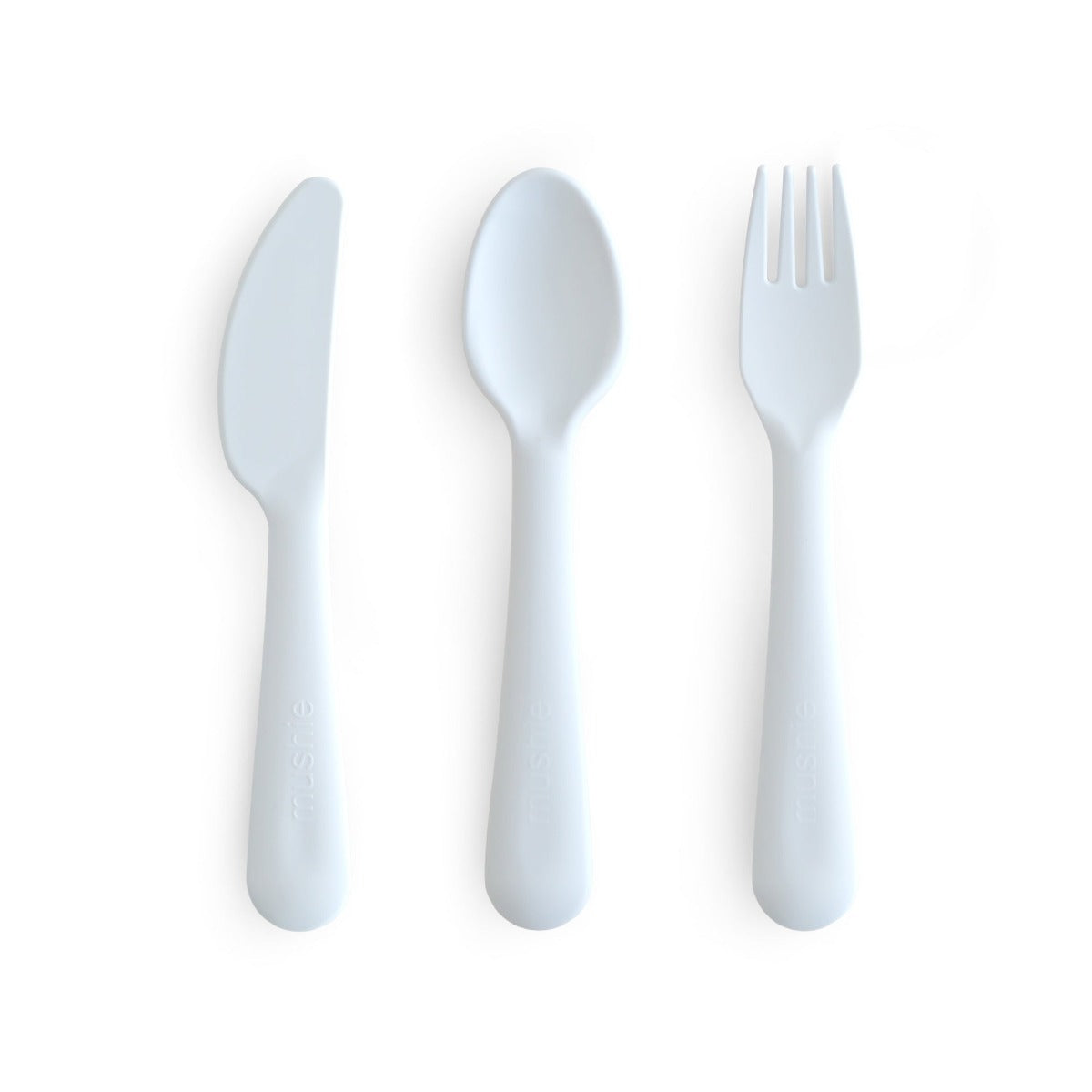 Mushie Cutlery Set - Fork, Spoon and Knife (5 Colors) - Pupsik Singapore