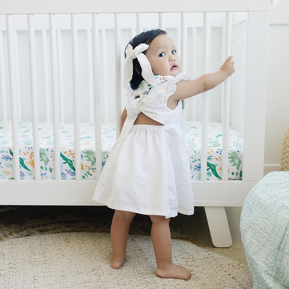 Bebe Au Lait Classic Muslin Fitted Crib Sheet (70x130cm) (18 Designs) - Pupsik Singapore