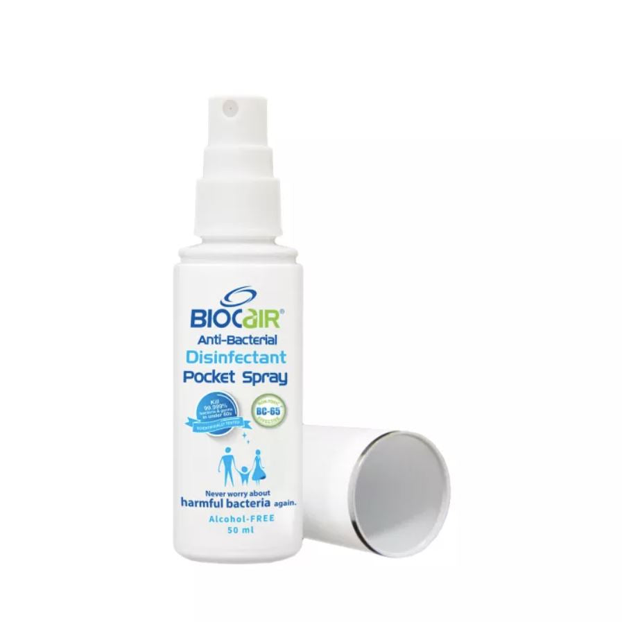 BioCair Disinfectant Pocket Spray, 50ml - exp 02/26