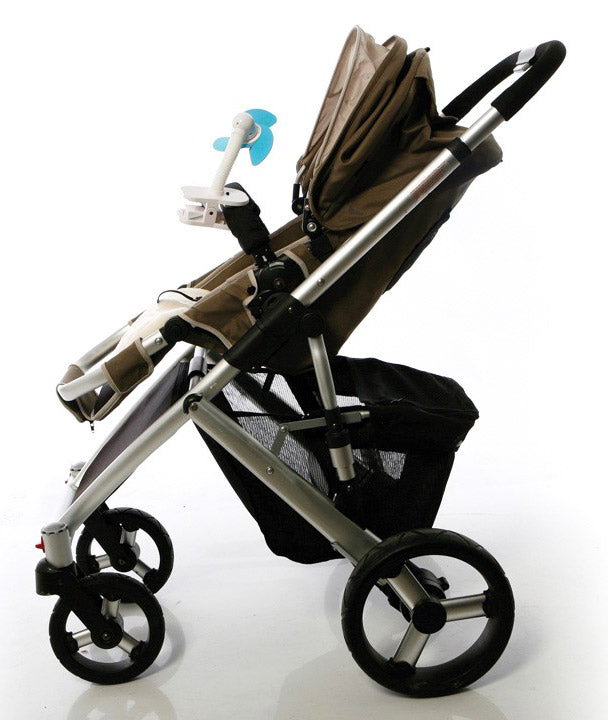 Dreambaby Stroller Fan White with Pink Foam