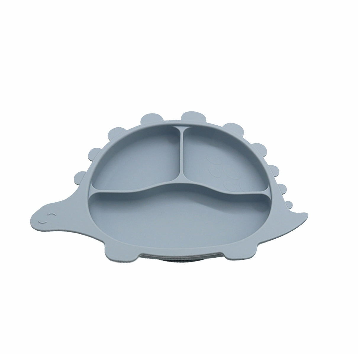 Biomom Baby Silicone Dinosaur Divided Suction Plate (6 Colours) - Pupsik Singapore
