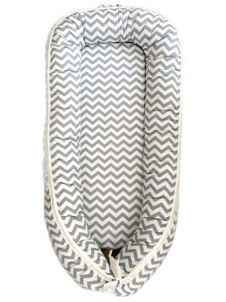 MPJ Organic Cotton Baby Nest Lounger (5 Designs) - Pupsik Singapore