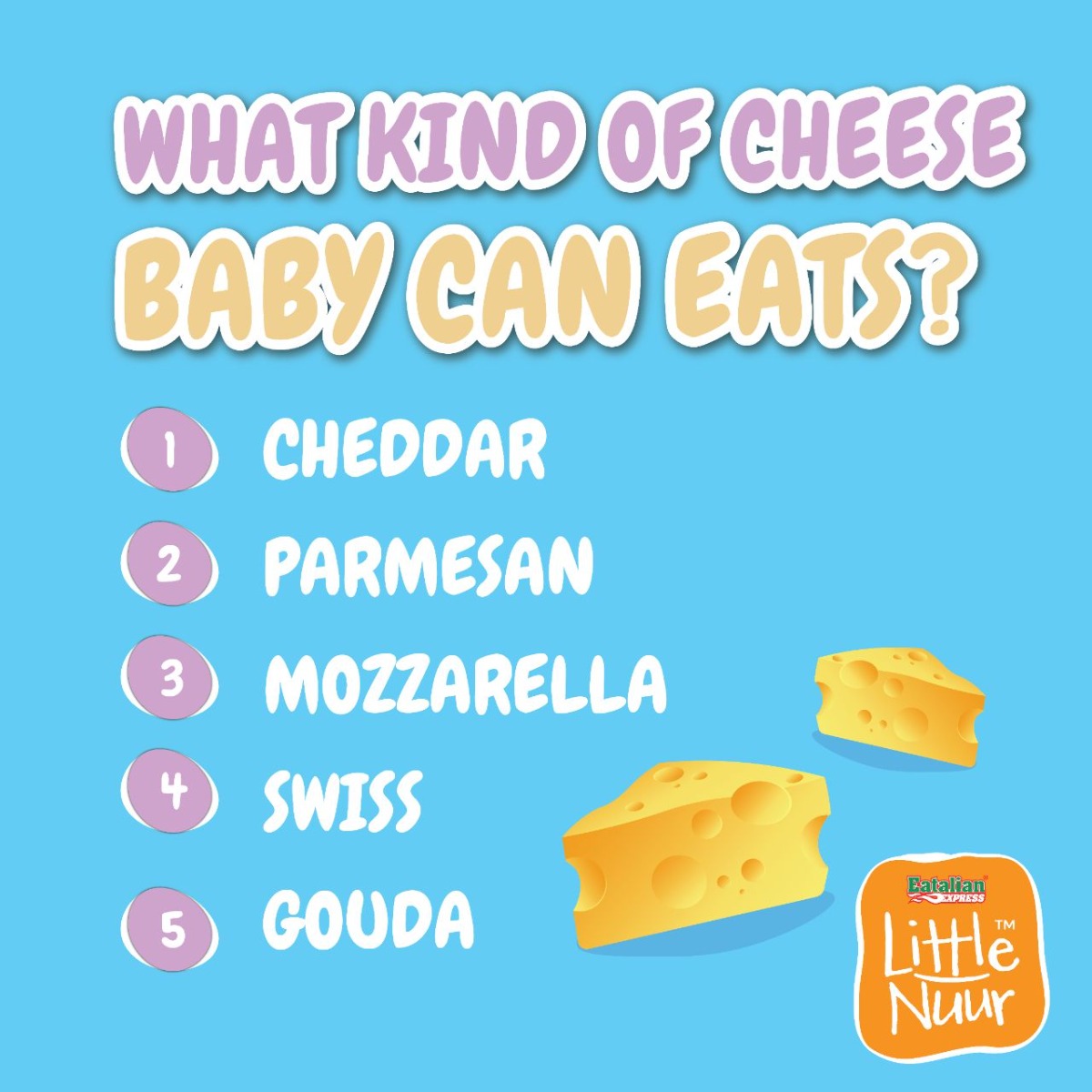 Eatalian Express Little Nuur Baby Pasta Sauce, 80g - Cheezy Crazy (Exp 06/27)