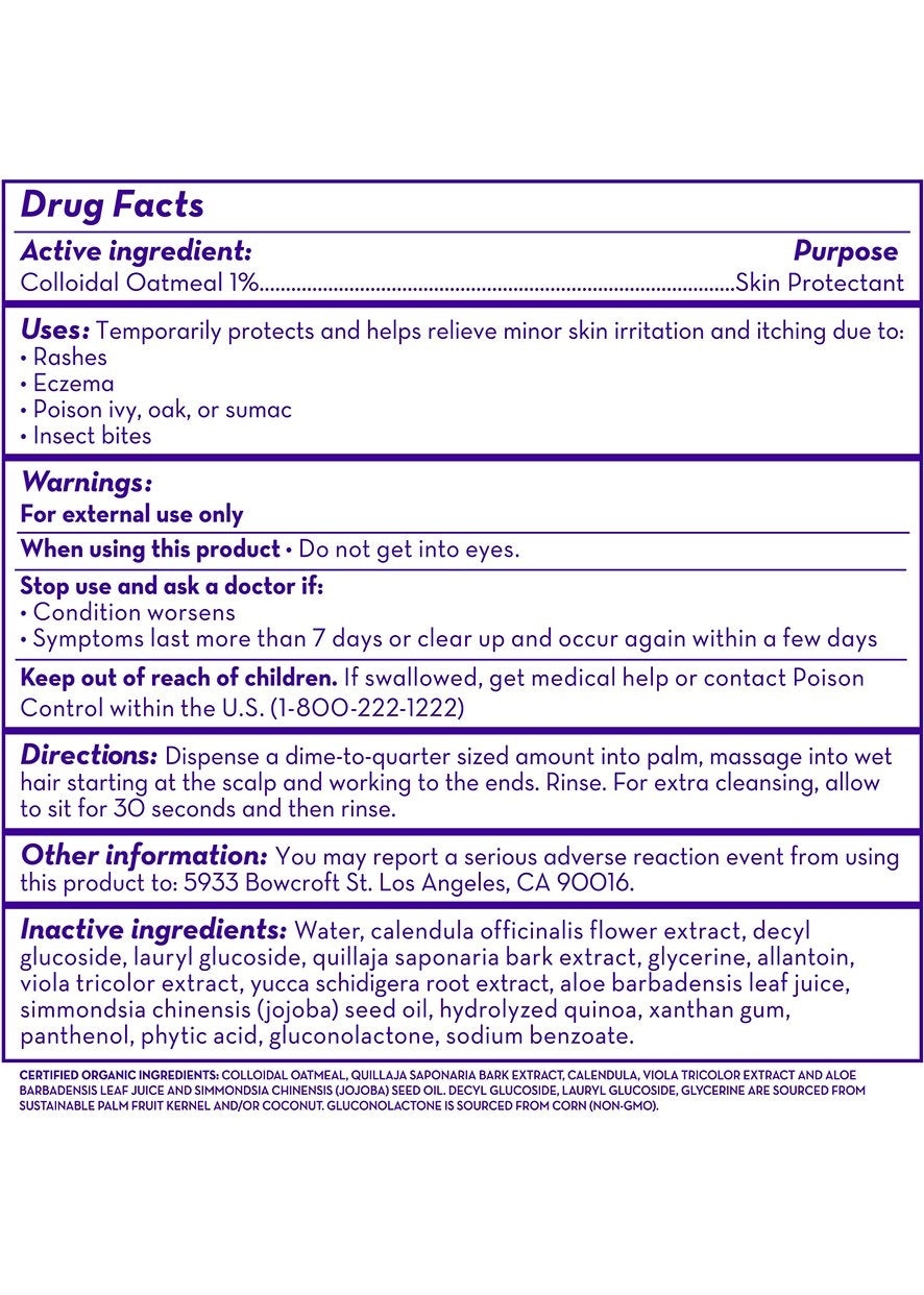 California Baby Therapeutic Relief Eczema Shampoo & Bodywash, 8.5oz - New Gluten-Free Version (exp 06/26)