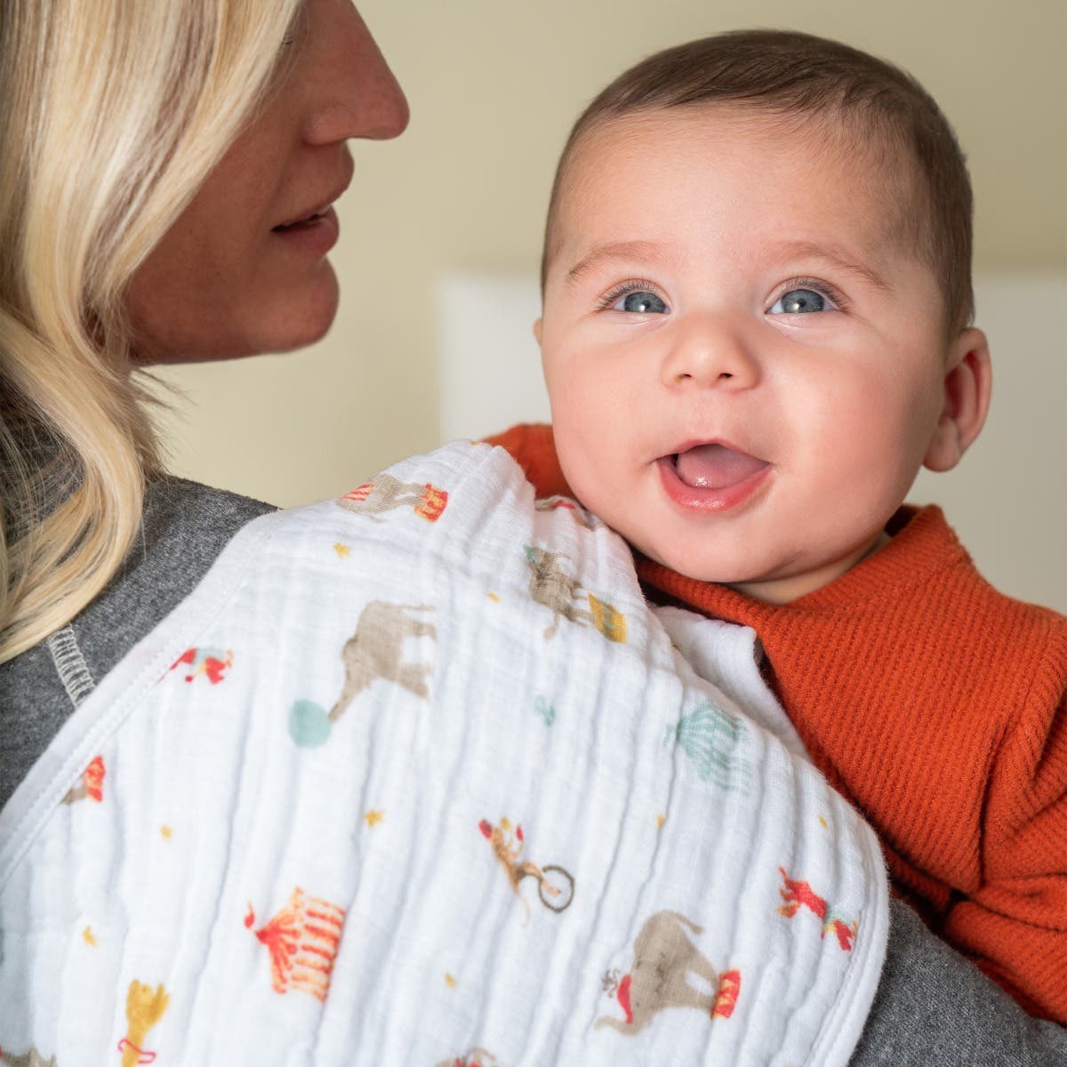 Aden Anais Essential Classic Muslin Burpy Bibs, 1pk (12 Designs) - Pupsik Singapore