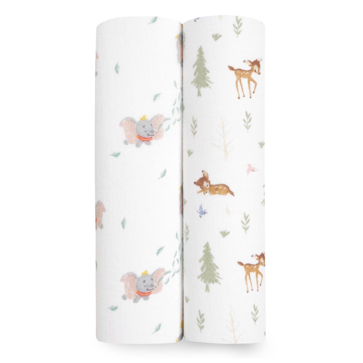 Aden Anais Essential Muslin Cotton Swaddle (47 x 47 in), 2pk - Disney + Friends Bambi