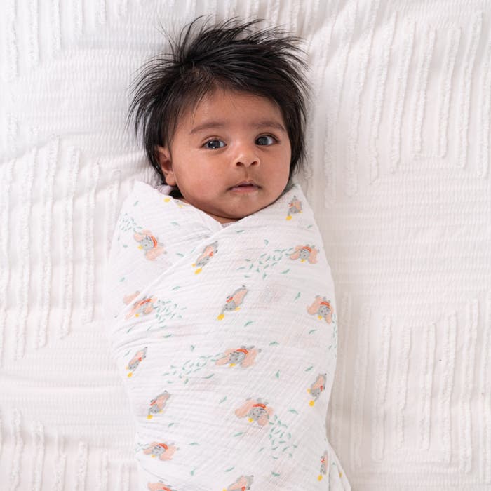 Aden Anais Essential Muslin Cotton Swaddle (47 x 47 in), 2pk - Disney + Friends Bambi