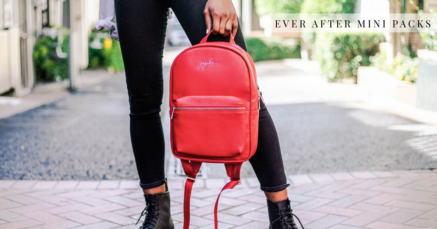 Jujube Ever After Ever Leather Mini Backpack (5 Designs) - Pupsik Singapore