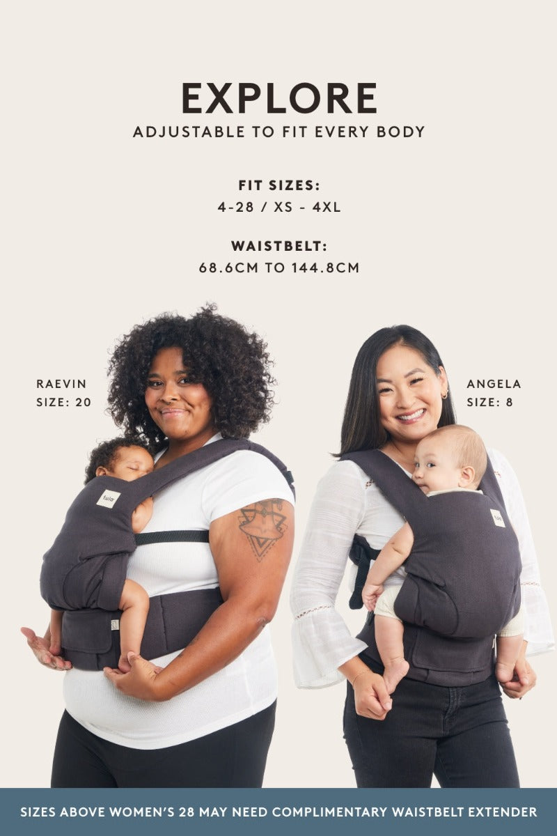 Tula Explore Baby Carrier, Linen (4 Designs) - New 2024 Version