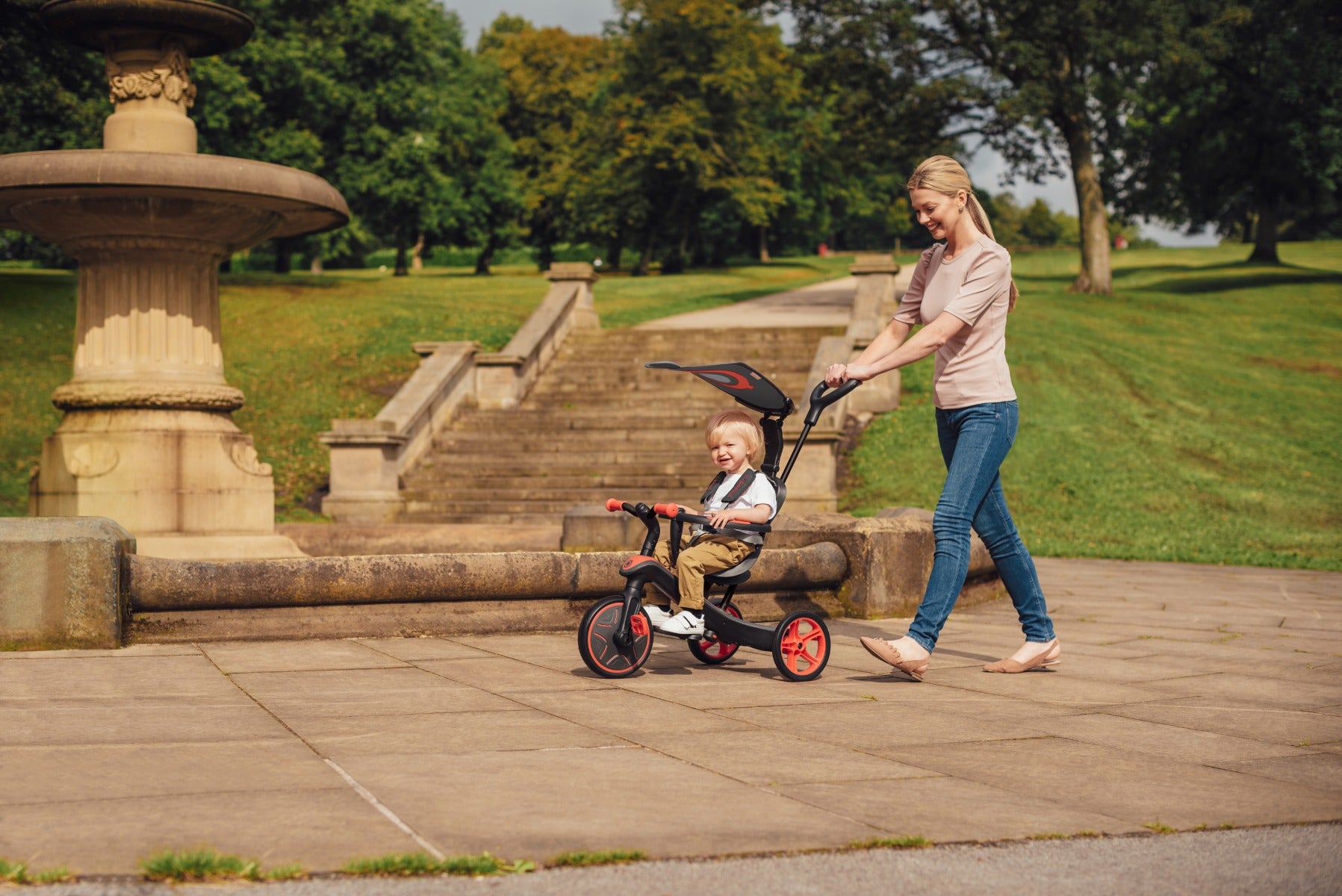 Globber Explorer Trike 4 in 1 - V3 (4 Colours) - Pupsik Singapore