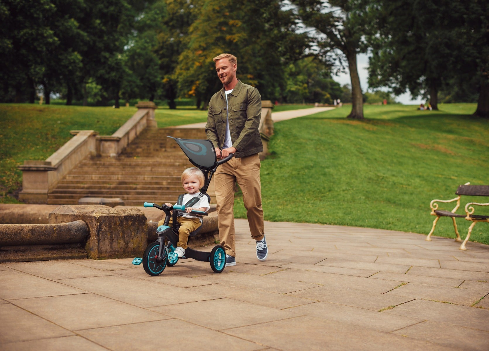 Globber Explorer Trike 4 in 1 - V3 (4 Colours) - Pupsik Singapore