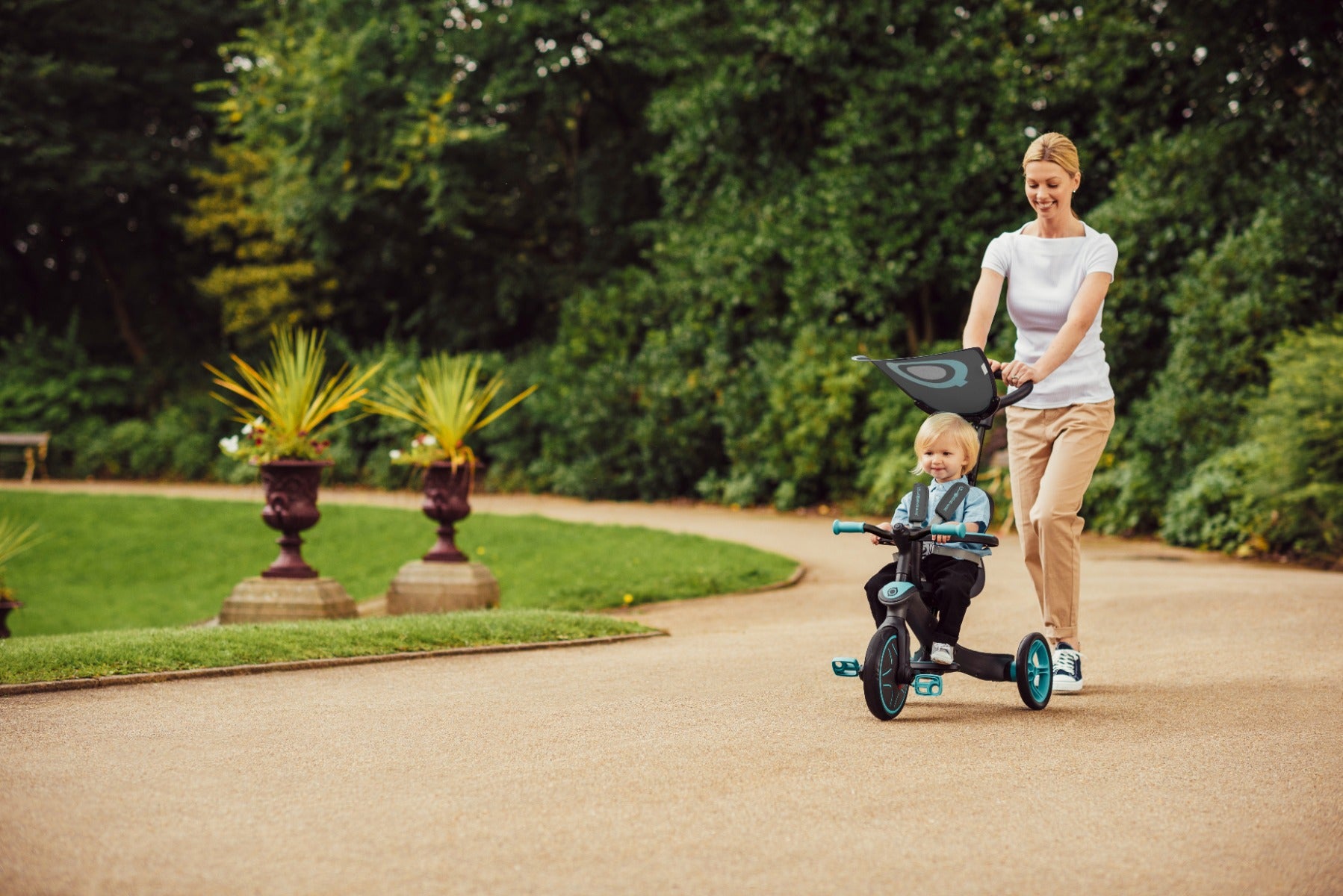 Globber Explorer Trike 4 in 1 - V3 (4 Colours) - Pupsik Singapore