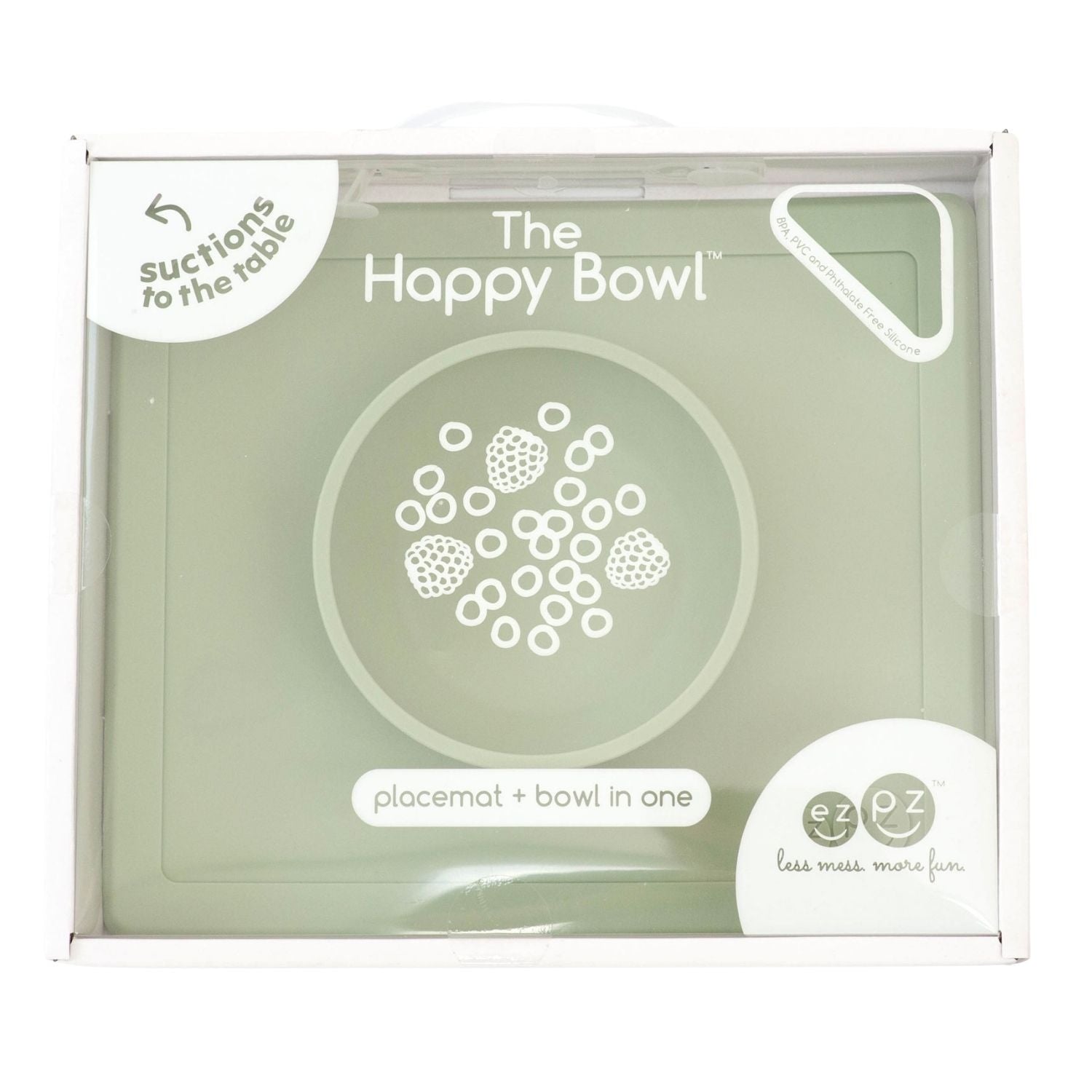 EzPz Happy Bowl (8 Colours) - Pupsik Singapore