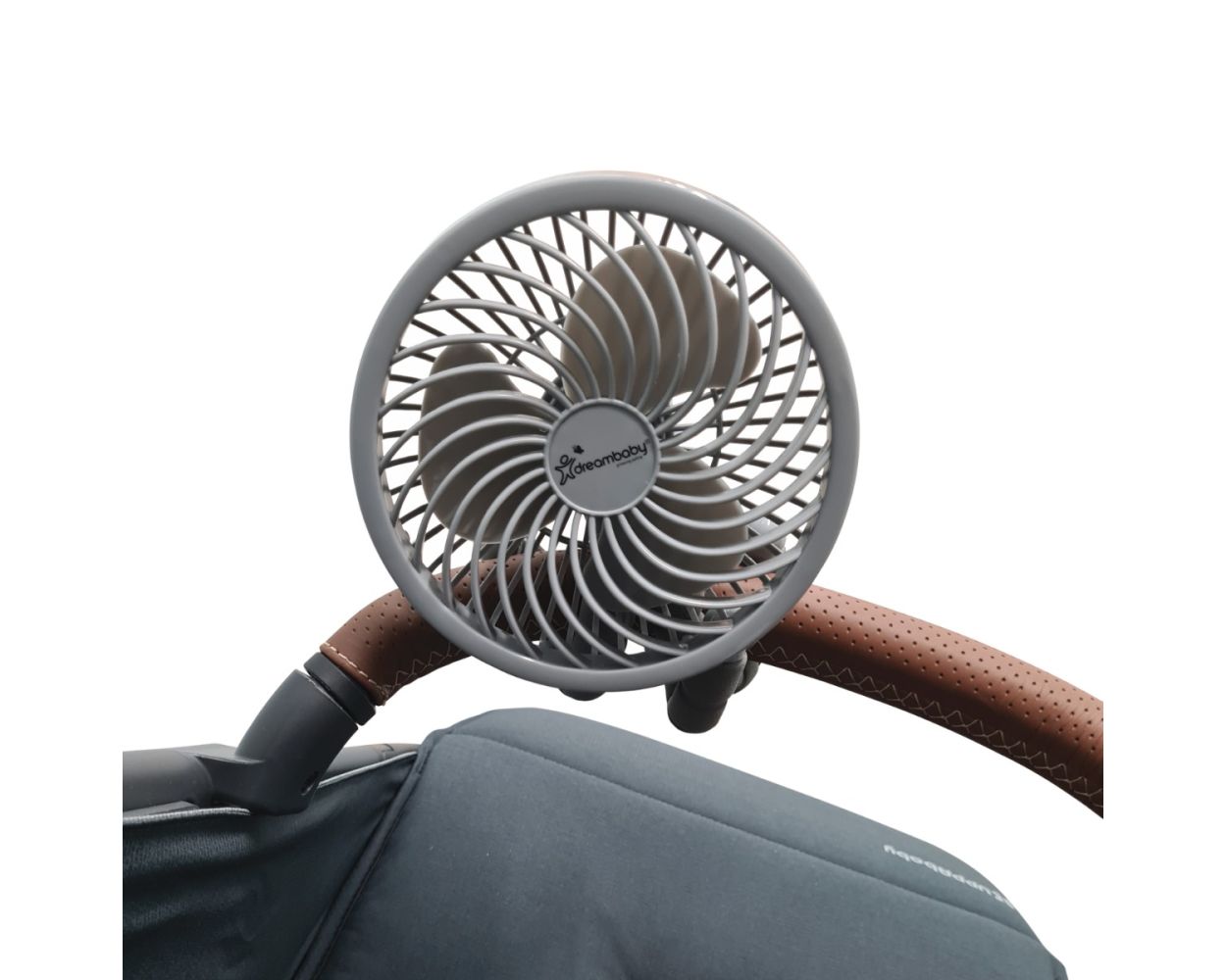Dreambaby Smart Grip Deluxe Fan - Grey/Black