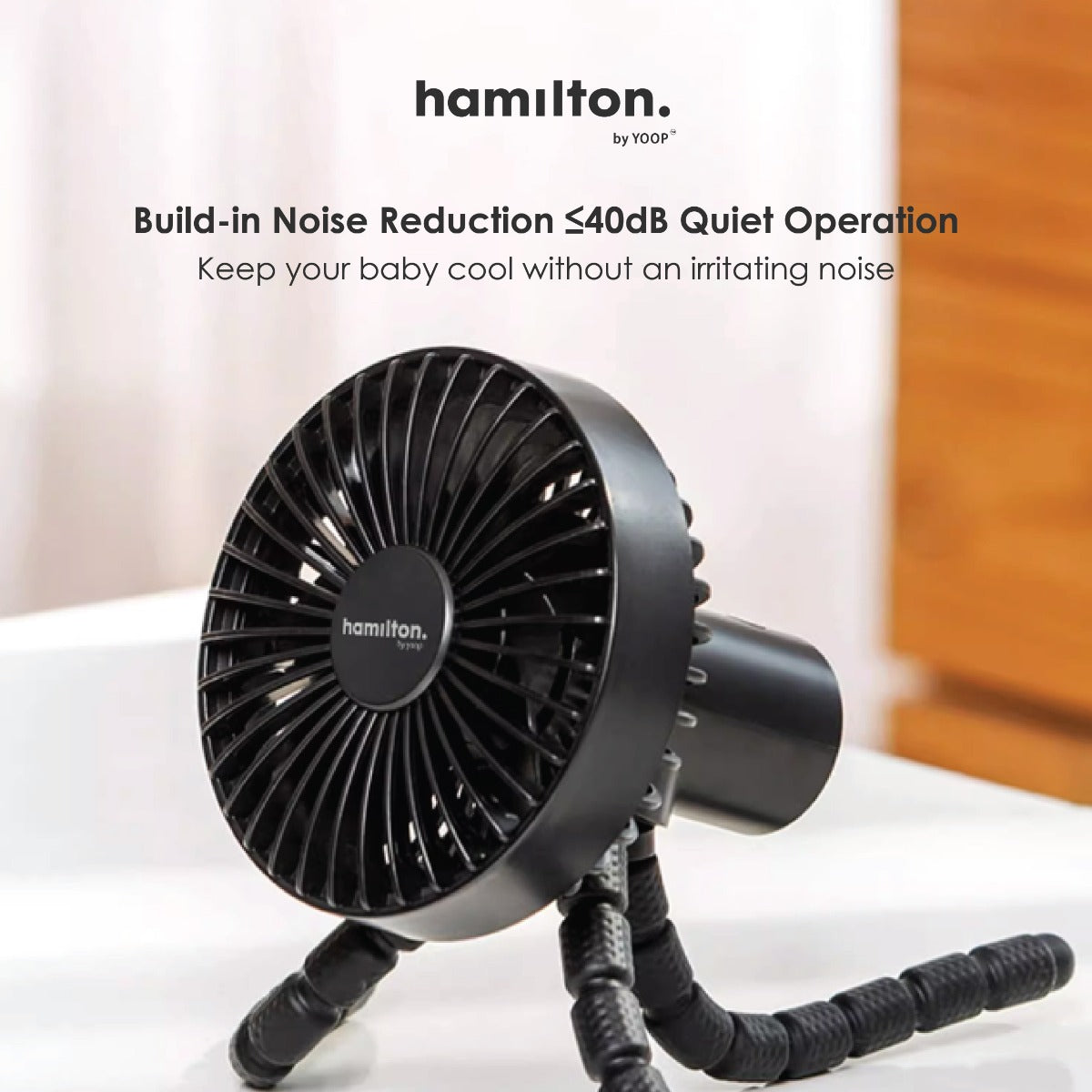 Hamilton Tripod Rotary Fan (2 Colors)