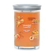 Yankee Candle Signature Large Tumbler Candle, 2-wicks (20oz) - Farm Fresh Peach