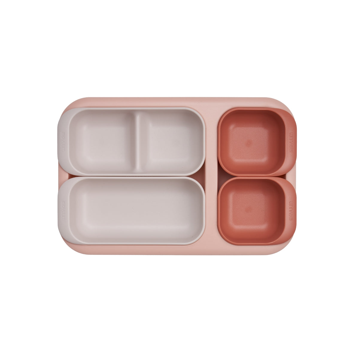 Moyuum Multi Divider Baby Food Plate Tray (3 Colors) - Pupsik Singapore